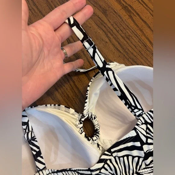 Island supply Co. Caribbean Joe women’s palm tankini top size 18 - Picture 5 of 14